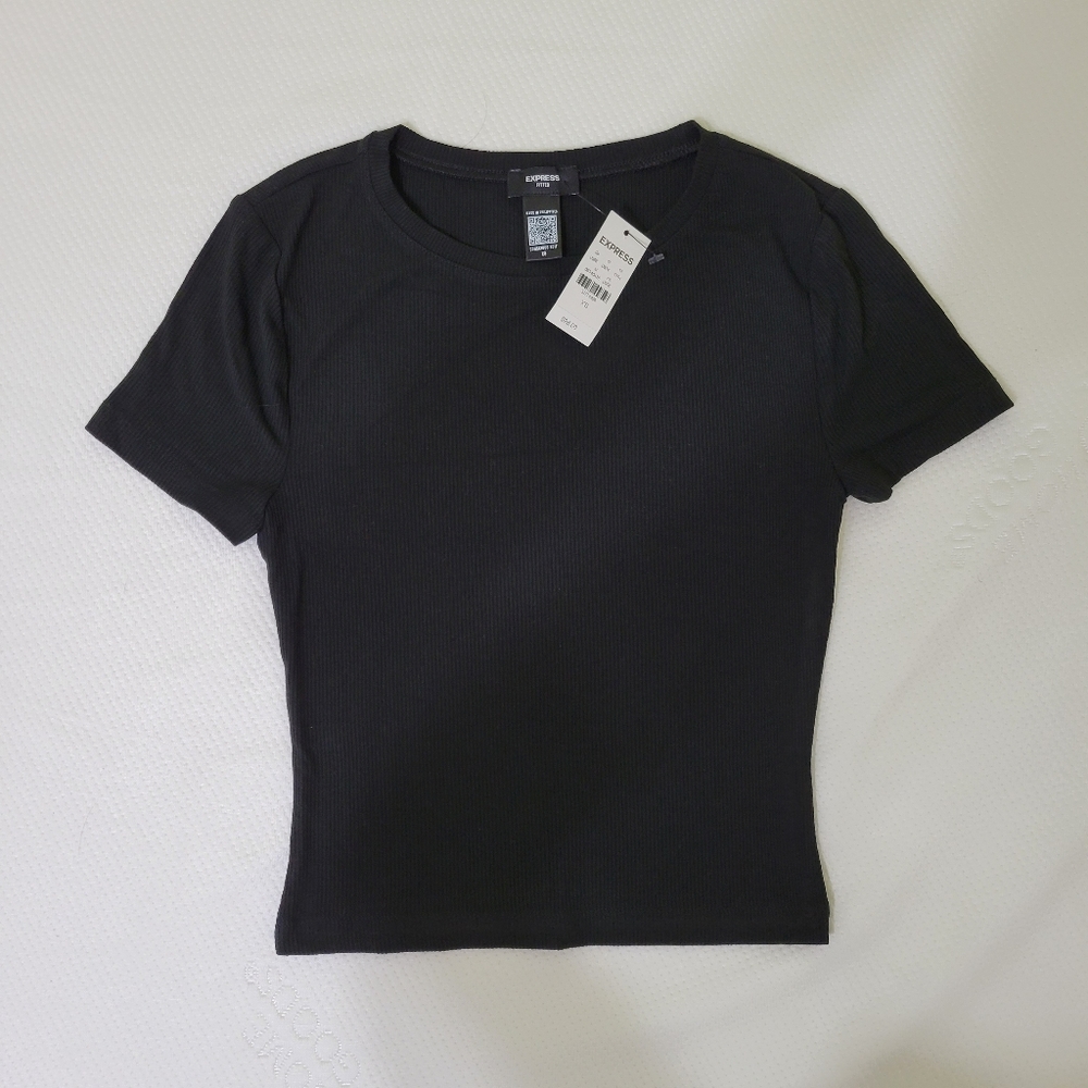 NWT EXPRESS RIBBED SPANDEX TSHIRT